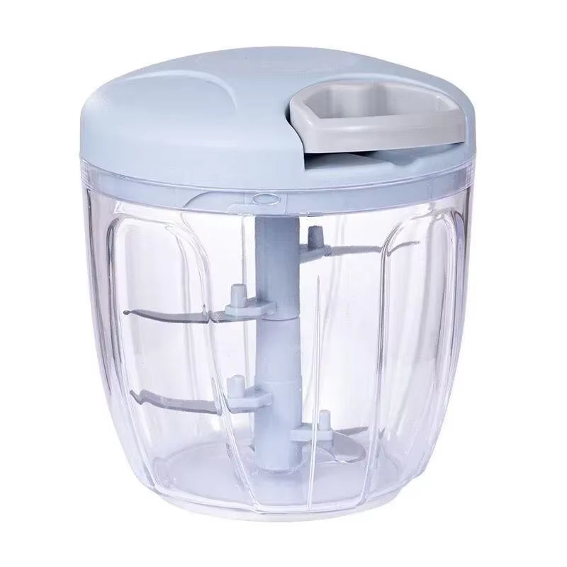 New Crusher Vegetable Onion Cutter Kitchen Cooking Accessories 500/900ML Manual Meat Mincer Garlic Chopper Rotate Garlicpress