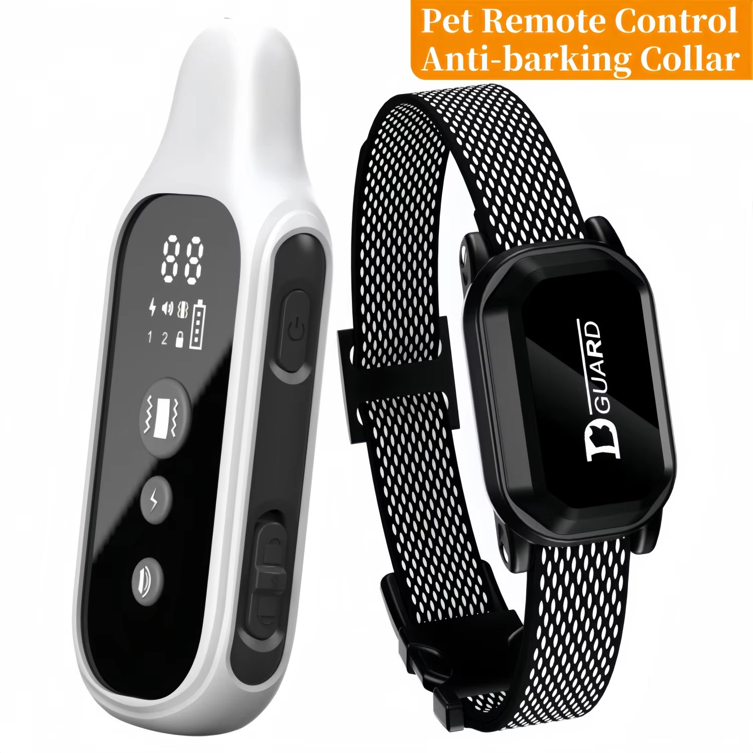 800M Digital Dog Training Collar Waterproof Rechargeable Remote Control Pet with LCD Display for All Size Shock Vibration Sound