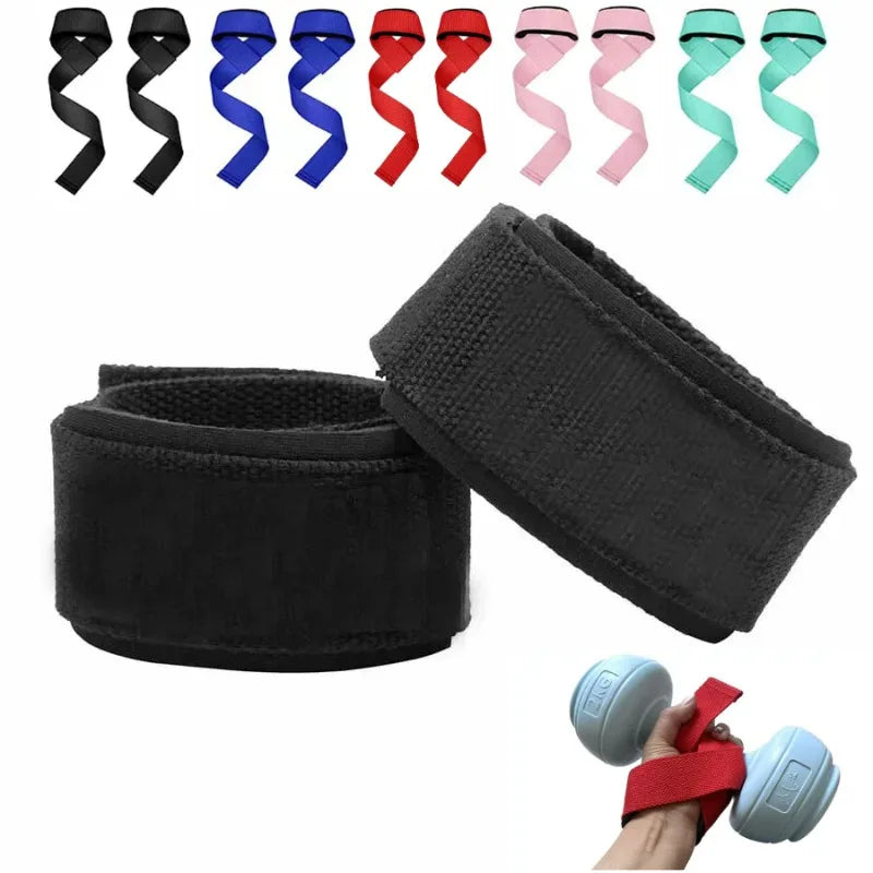 Weightlifting Wrist Straps Strength Training Adjustable Non-Slip Gym Fitness Lifting Strap Wrist Support Sports Grip Band