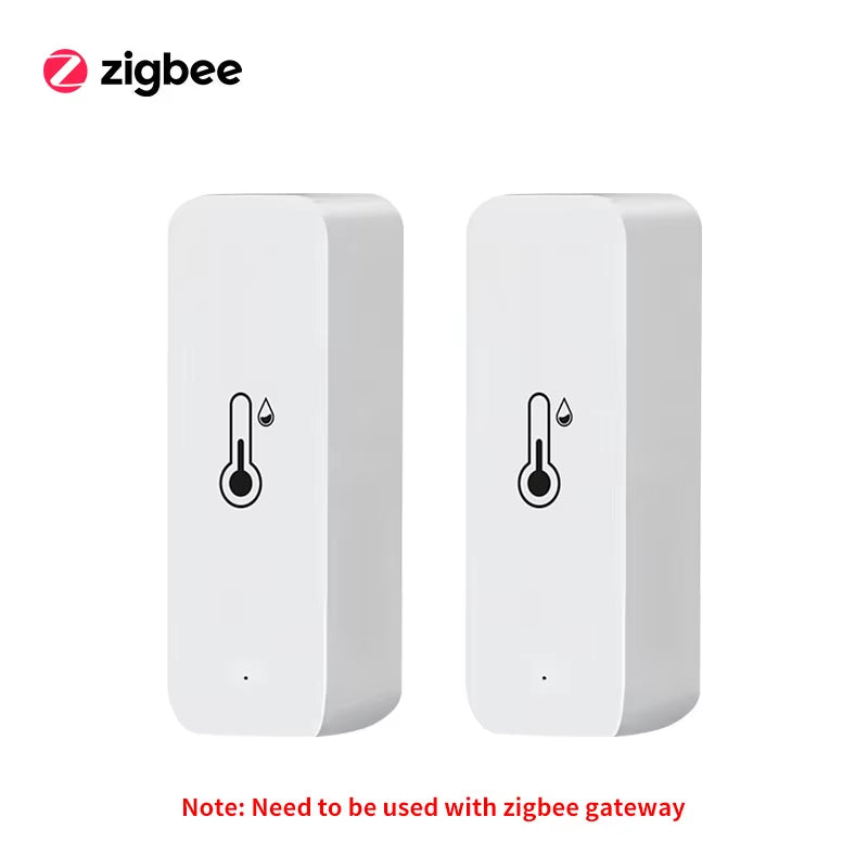Tuya Wifi/Zigbee Temperature and Humidity Sensor Indoor Thermometer Smart Life Control for Home Work with Alexa Google Assistant