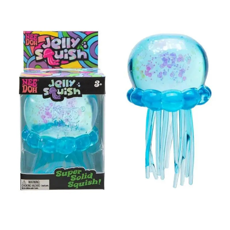 New Jellyfish Squeeze Fidget Toy Product Needoh Jellyfish Stress Relief Relax Squishy Anti-Anxiety Squeeze Object for Focus