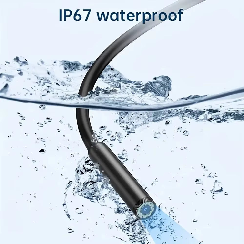 HD1920P Endoscope Inspection Camera Type-C Mini Inspection Camera IP67 Car Sewer Pipeline Borescope for Android IOS Iphone