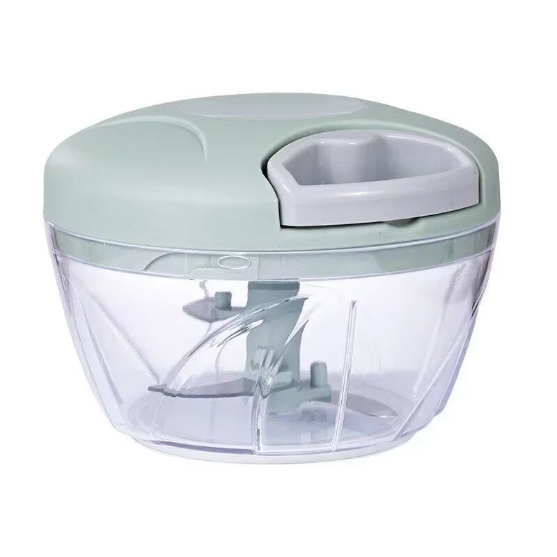 New Crusher Vegetable Onion Cutter Kitchen Cooking Accessories 500/900ML Manual Meat Mincer Garlic Chopper Rotate Garlicpress
