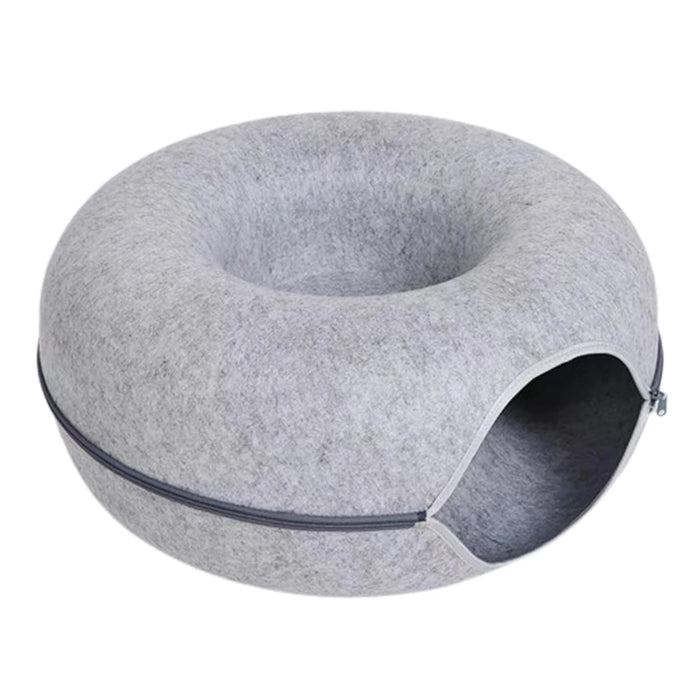 Felt Cat Tunnel Bed and Scratcher