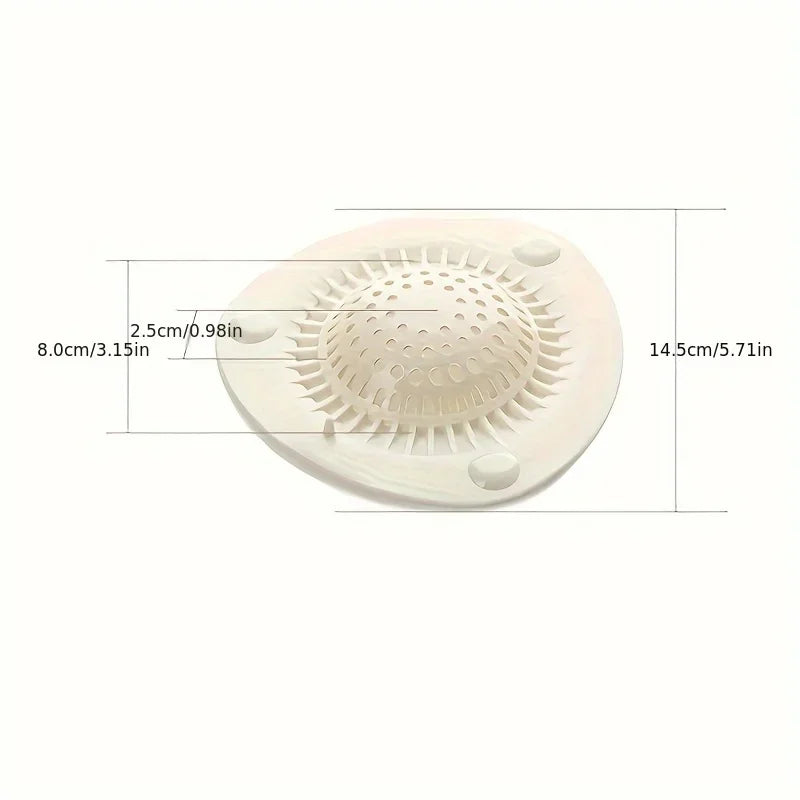 Shower Floor Drain, Hair Stopper Catcher, Kitchen Sink, Anti-Blocking Bathtub Strainer Sewer, Outfall Filter Bathroom Supplies