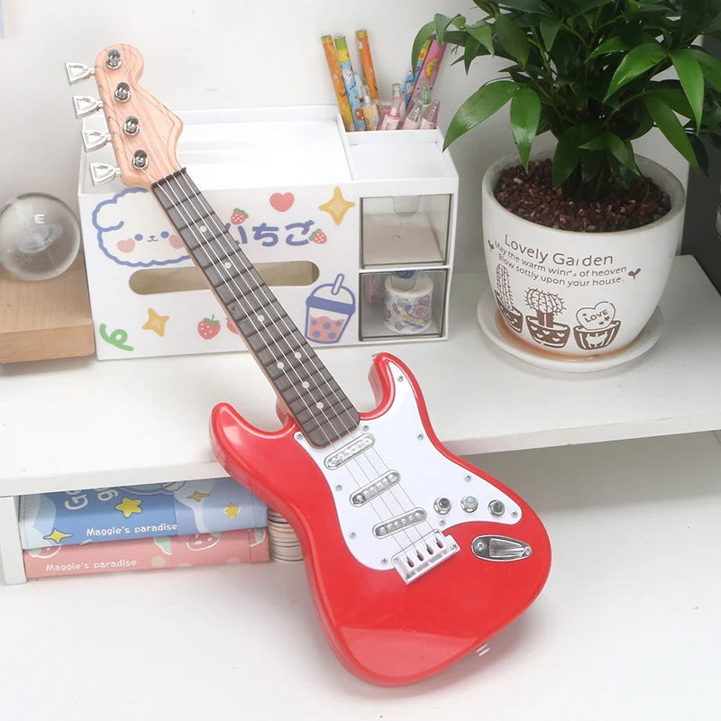 Children'S Simulation Electronic Guitar Toy Suitable for Beginners Music Early Education Instrument Boys Girls Gift
