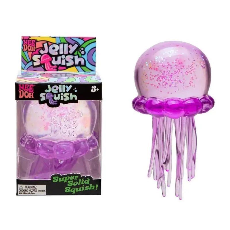 New Jellyfish Squeeze Fidget Toy Product Needoh Jellyfish Stress Relief Relax Squishy Anti-Anxiety Squeeze Object for Focus