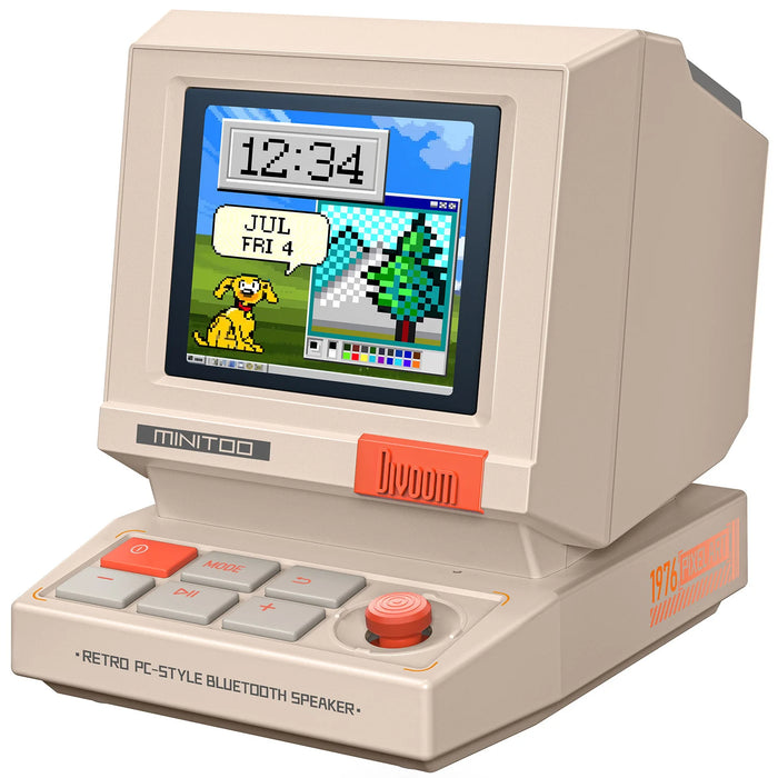 Retro Bluetooth Speaker with Pixel Display