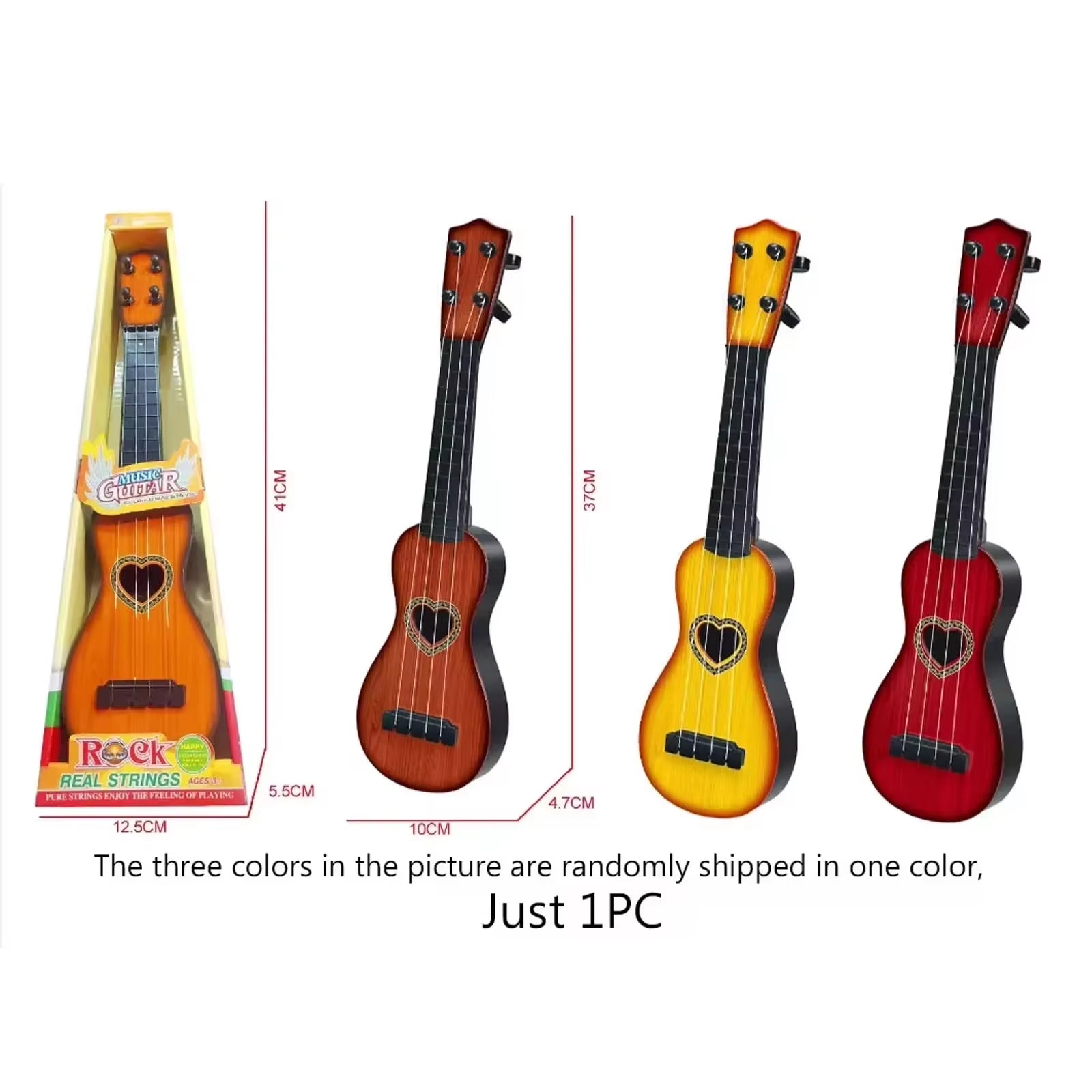 Children'S Simulation Electronic Guitar Toy Suitable for Beginners Music Early Education Instrument Boys Girls Gift