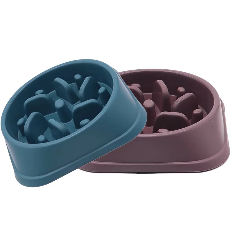 Slow Feeder Dog Bowl anti Choking Watering & Feeding Supplies Puzzle Feeder Bowl Non-Slip Slow Eat Bowl for Dogs Large Small