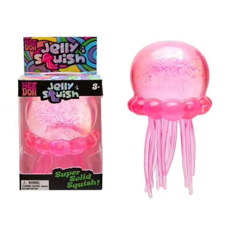 New Jellyfish Squeeze Fidget Toy Product Needoh Jellyfish Stress Relief Relax Squishy Anti-Anxiety Squeeze Object for Focus