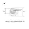 Shower Floor Drain, Hair Stopper Catcher, Kitchen Sink, Anti-Blocking Bathtub Strainer Sewer, Outfall Filter Bathroom Supplies